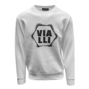 Vialli White Gains Sweater